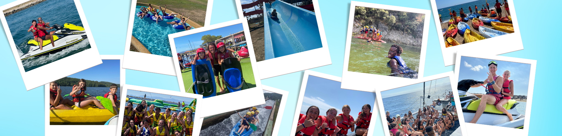 Enfants en colonie de vacances été