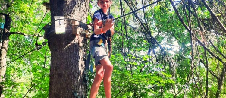 Supernova colonie de vacances activité accrobranche enfants Die