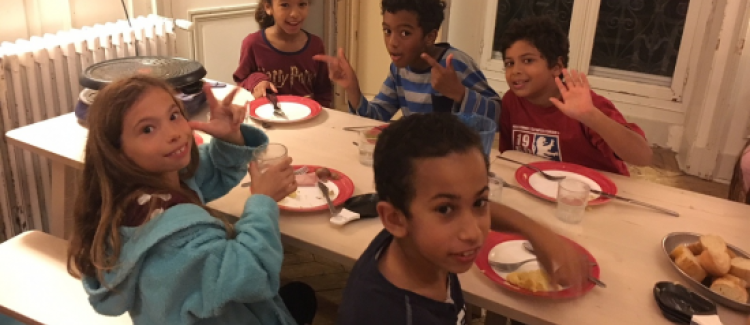 Repas au château
