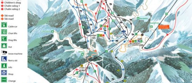 Plan des pistes