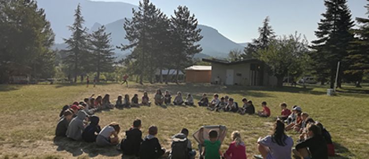Supernova camp de vacances enfants veillée à Die