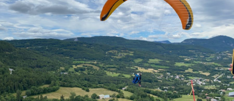 Parapente Serre-Ponçon Camp Avancée Bleue