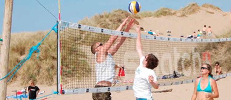 beach volley game