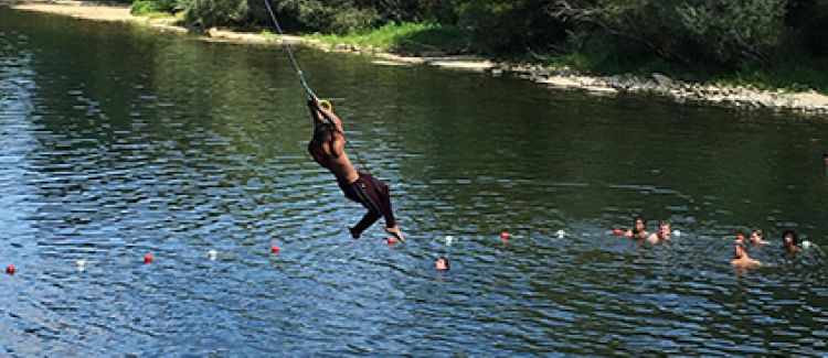 Supernova camp de vacances ado tyrolienne en ardèche