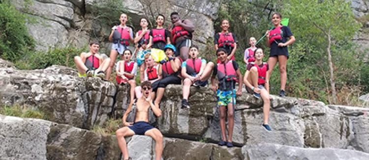 Supernova colonie de vacances escalade en ardèche