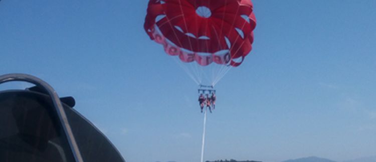 Supernova camp de vacances corse ado parachute ascensionnel