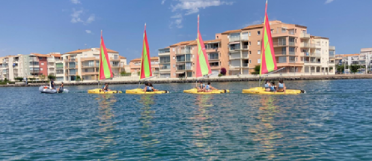 Supernova camp d'été ado cours de voile à Adge