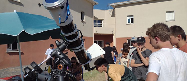 Supernova colonie de vacances initiation à l'astronomie pour les ados sud de la france
