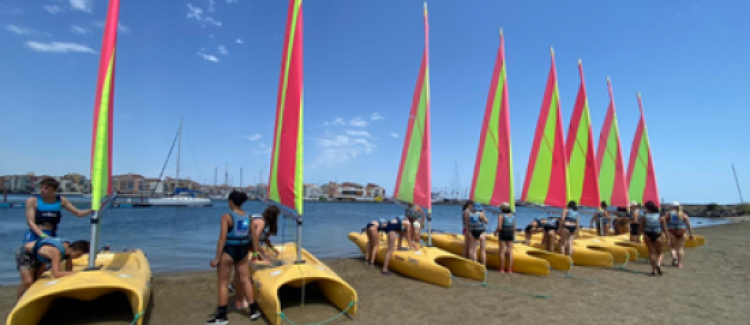 Supernova colonie de vacances cours de voile ados Agde