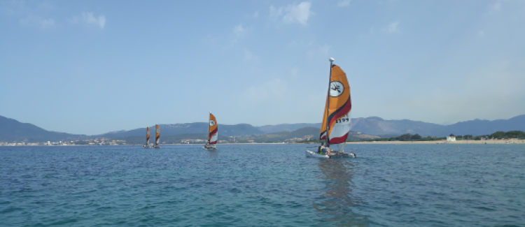 Supernova Colonies de vacances en Corse ado cours de voile