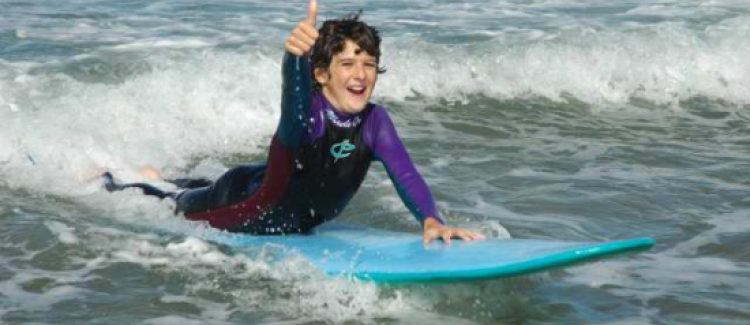 happy surfer
