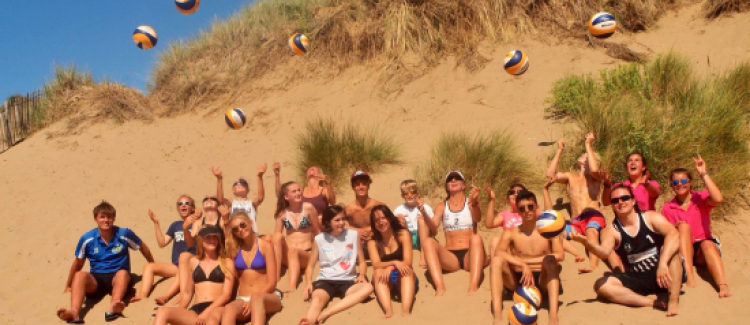 beach volley group