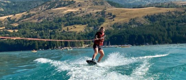 wakeboard, lac de serre-ponçon
