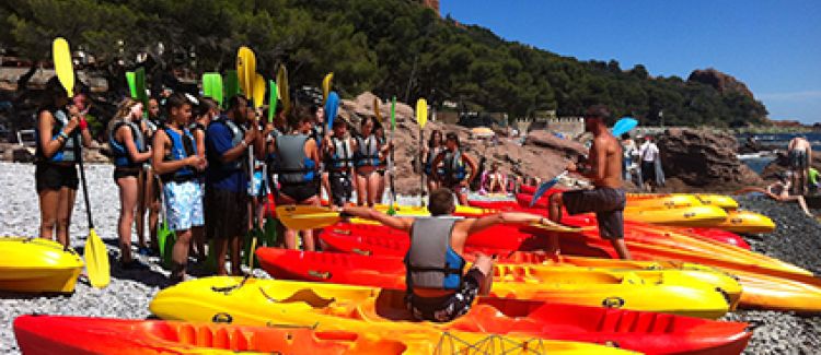 Supernova colonie ado corse kayak de mer