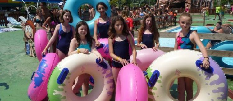 Bouées dans parc aquatique